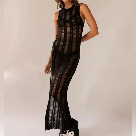 Peppermayo | Dresses | Peppermayo Perri Ladder Knit Dress | Poshmark